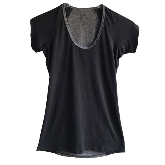 Nike Pro Lux Studio Dri Fit Top Short Sleeve Shirt Size S Athleisure Gym Workout - Picture 12 of 12